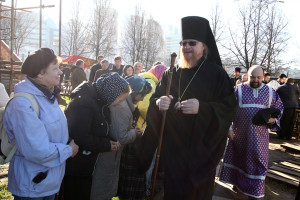 чин освящения надкупольных крестов строящегося храма в честь Торжества Православия