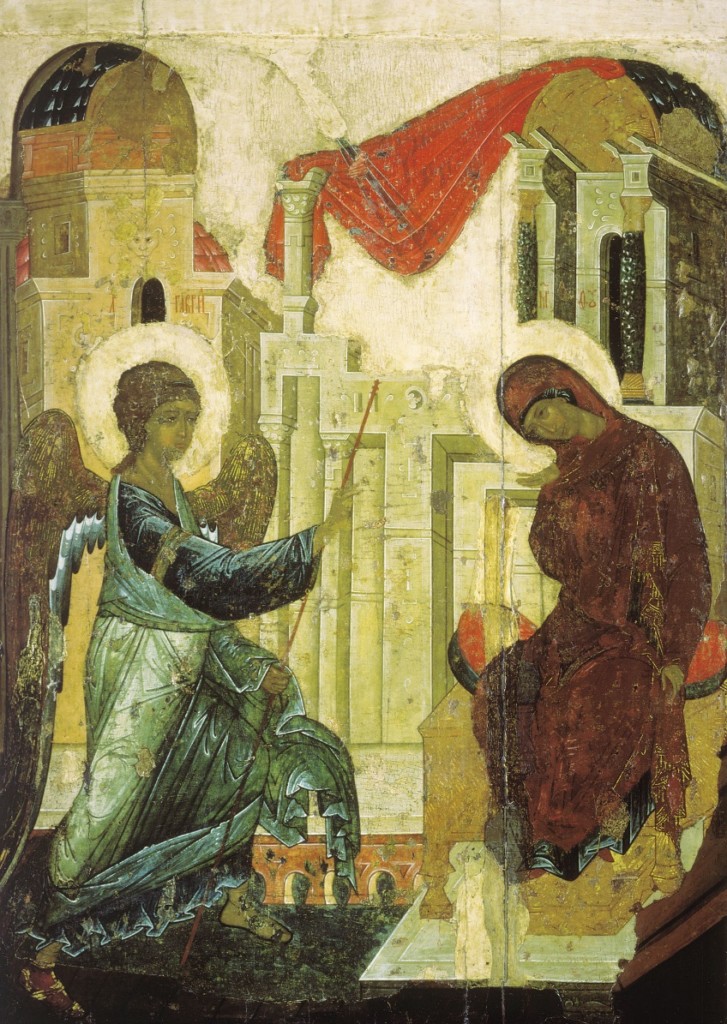 Благовещение- икона Благовещенского собора Московского Кремля